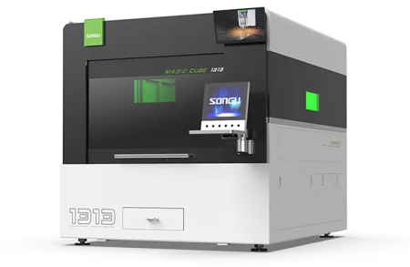 Высокопроизводительный станок для лазерной резки с оптоволоконным кабелем SMART CUBE 1313-A